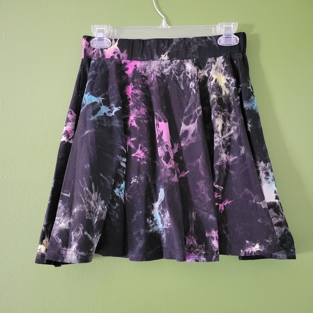Killstar Dye Fast Dirge Skater Skirt